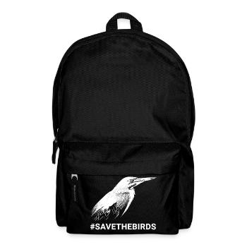Gardiens de la nature #Grünreiher #savethebirds - Sac à dos - noir - Devant
