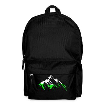 Mountains 001 - Backpack - black - Front