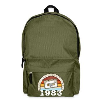 Gratest Hit of 1983 - 40er Geschenk 40. Geburtstag - Rucksack - Olivgrün - Vorne