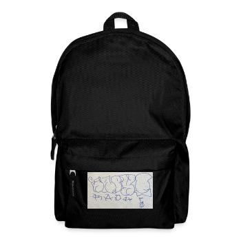 Birthday Present for Raphi (Graffiti Throw Up) - Backpack - black - Front