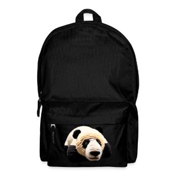 Panda groß - Rucksack - Schwarz - Vorne