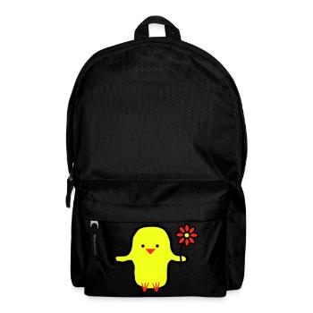 cute bird - Rucksack - Schwarz - Vorne