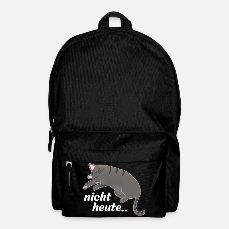 Nicht heute Katze - Rucksack - Schwarz
