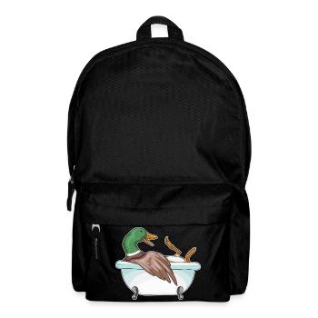 Ente Baden Badewanne - Rucksack - Schwarz - Vorne