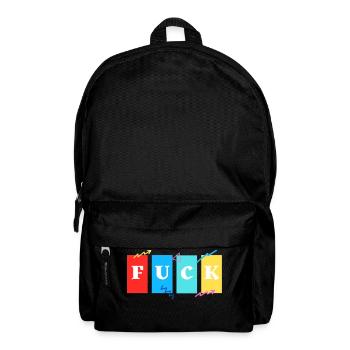 FUCK art style vintage - Sac à dos - noir - Devant