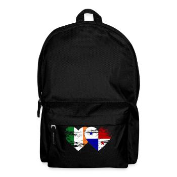 Irlande Drapeau du Panama utilisé - Sac à dos - noir - Devant