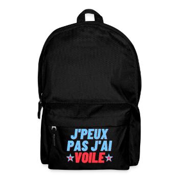 J peux pas j ai voile - Sac à dos - noir - Devant