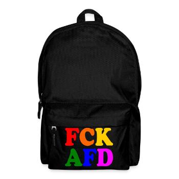 Fck afd - Rucksack - Schwarz - Vorne