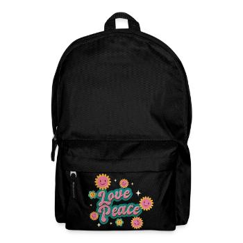 Aimez la paix - Sac à dos - noir - Devant