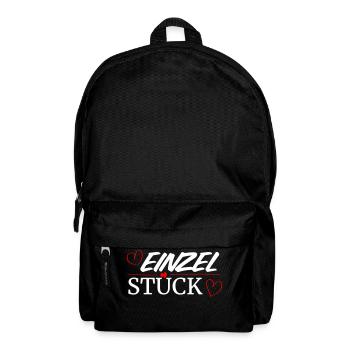 Einzelstück weiss - Rucksack - Schwarz - Vorne