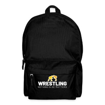 WRESTLING nothing else matters - Rucksack - Schwarz - Vorne