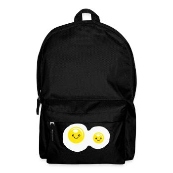 spiegeleier - Rucksack - Schwarz - Vorne