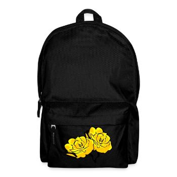 roses - Rucksack - Schwarz - Vorne