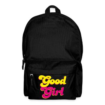 Good Girl Retro Pink Energy Girl Power Vibes - Backpack - black - Front