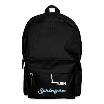 turmspringen sprung - Rucksack - Schwarz - Vorne