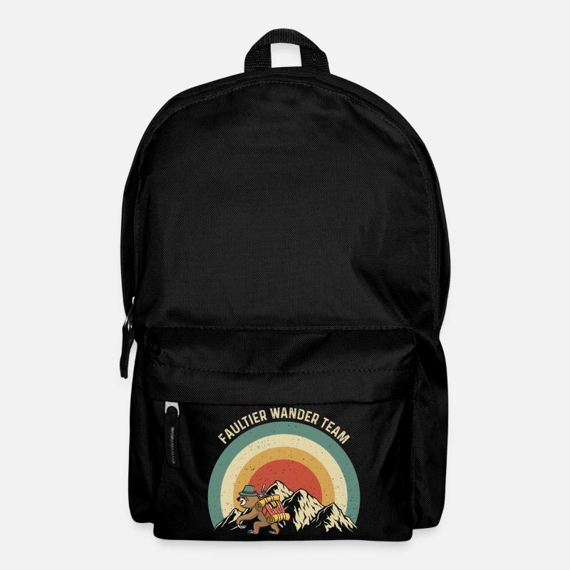 Faultier Wander Team - Rucksack - Schwarz