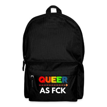 Queer homosexuell LGBTQ transgender schwul lesbe - Rucksack - Schwarz - Vorne