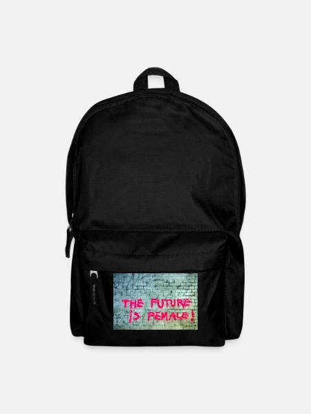 Die Zukunft ist weiblich - Rucksack - Schwarz
