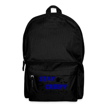 stay creepy 02 - Rucksack - Schwarz - Vorne