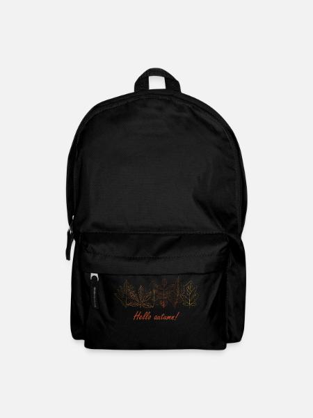Laub Hello Autumn - Rucksack - Schwarz