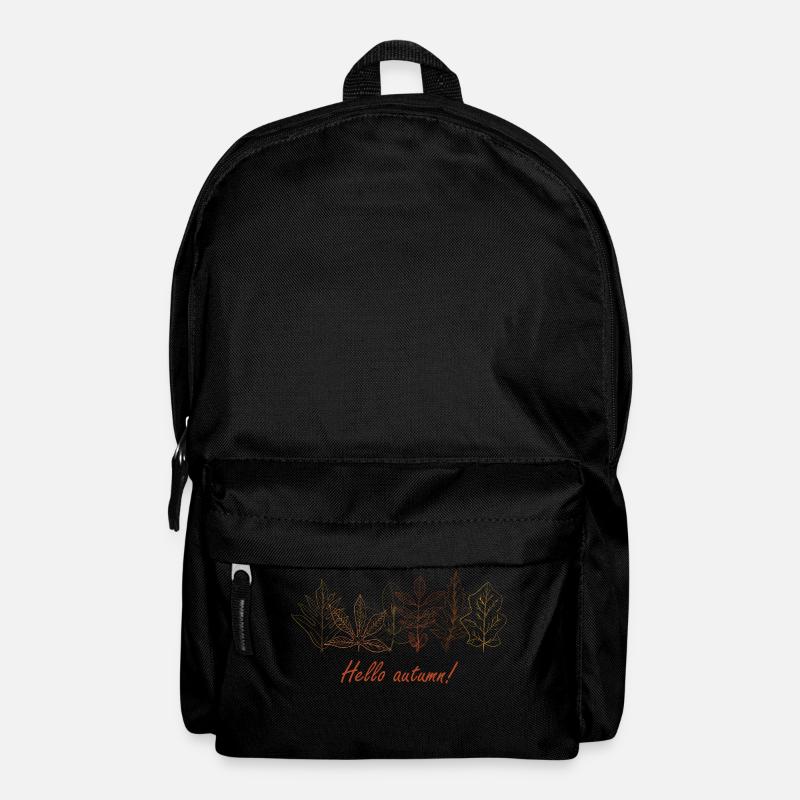 Laub Hello Autumn - Rucksack - Schwarz