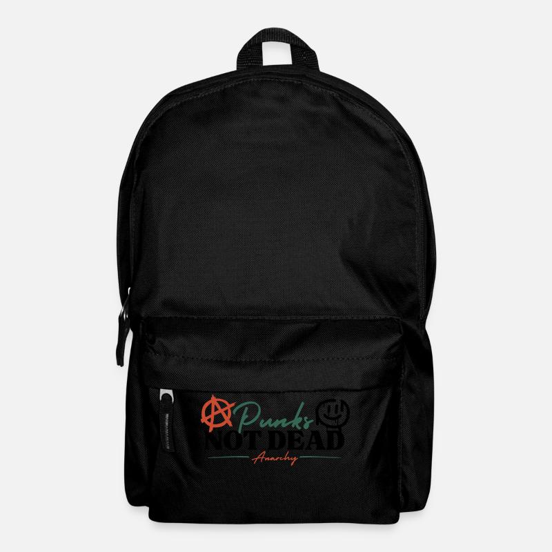 Punks not dead - Anarchy - Rucksack - Schwarz