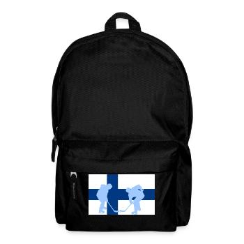 La Finlande, mon pays, mon drapeau ! - Sac à dos - noir - Devant