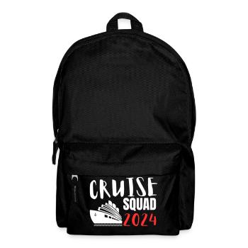 Cruise Squad 2024 - Die Kreuzfahrt Gruppenreise 24 - Rucksack - Schwarz - Vorne