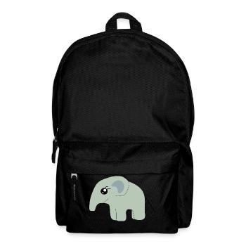 Kawaii Chibi Kawaii Elephant Kawaii Kids Manga - Backpack - black - Front