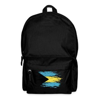 Bahamas flag used - Backpack - black - Front