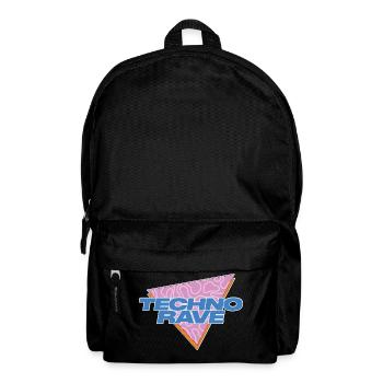 TECHNO RAVE - Backpack - black - Front