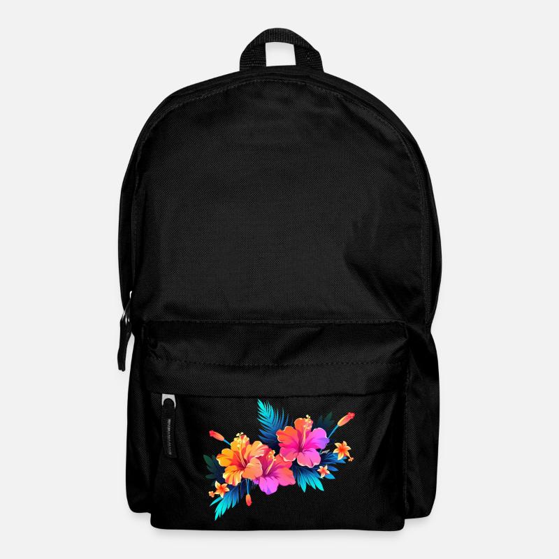 hibiscus - Sac à dos - noir