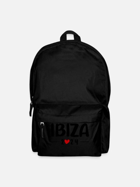Ibiza 2024 Herz Reise - Rucksack - Schwarz