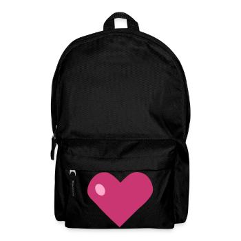 Schenk mir dein Herz - Rucksack - Schwarz - Vorne