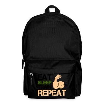 Biceps Eat Sleep Train - Backpack - black - Front