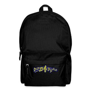Musical Notes Symbol Music - Backpack - black - Front