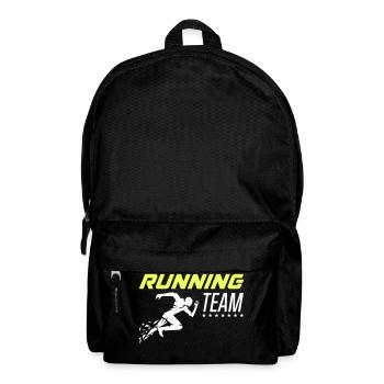 running team 1 - Rucksack - Schwarz - Vorne
