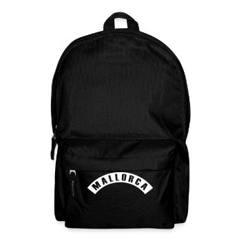 Mallorca Schriftzug - Rucksack - Schwarz - Vorne