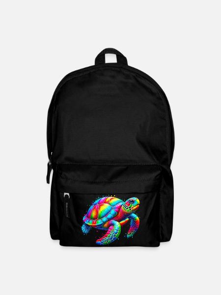 Schildkröte - Rucksack - Schwarz
