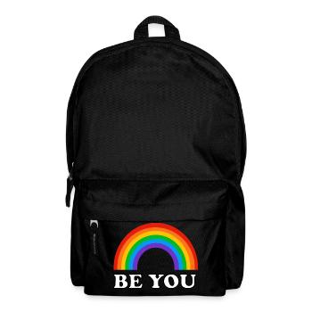 Be You - Gay Pride Rainbow - Backpack - black - Front
