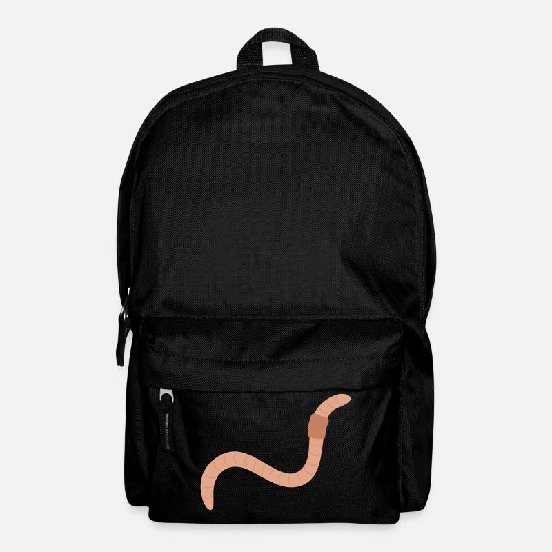 Regenwurm - Rucksack - Schwarz