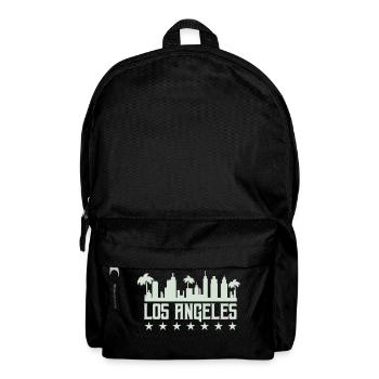 los angeles - Rucksack - Schwarz - Vorne