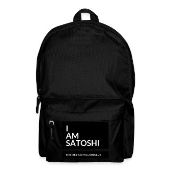 I am Satoshi - Backpack - black - Front