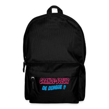 GRANDE SOEUR de dingue - Sac à dos - noir - Devant