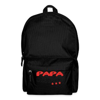 PAPA HORS NORME - Sac à dos - noir - Devant