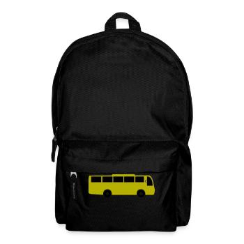 bus - Rucksack - Schwarz - Vorne