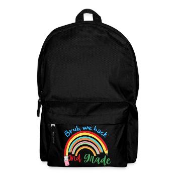 Bruh We Back Arc en Ciel - Sac à dos - noir - Devant
