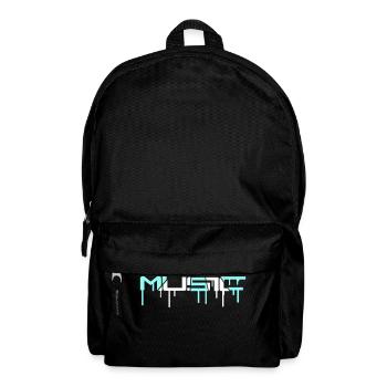 Music Cool Letters Graffiti Drop Party Logo - Backpack - black - Front