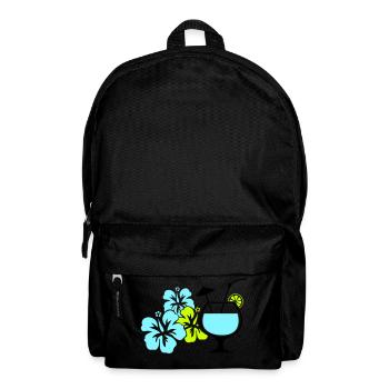 Cocktail Flowers Hawaii - Backpack - black - Front
