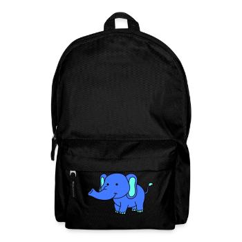 elefant - Rucksack - Schwarz - Vorne